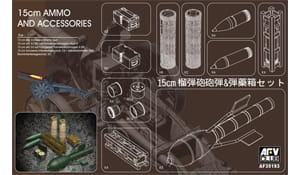 Zdjęcie główne produktu 15cm Ammo and Accessories 1:35 AFV Club 35193