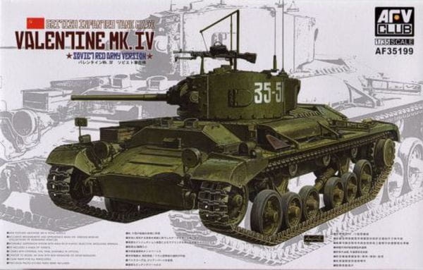 Zdjęcie główne produktu Valentine Mk IV Soviet Red Army Version 1:35 AFV Club 35199