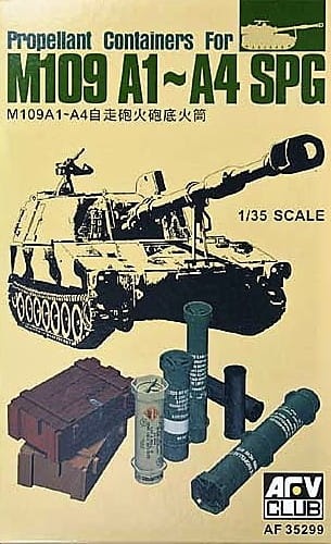 Propellant Containers for M109 A1 - A4 SPG 1:35 AFV Club AF35299
