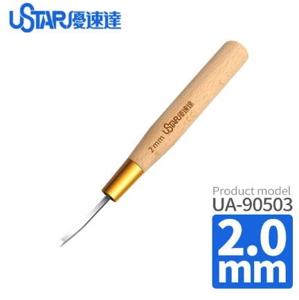 U-Star 90503 2mm flat blade knife