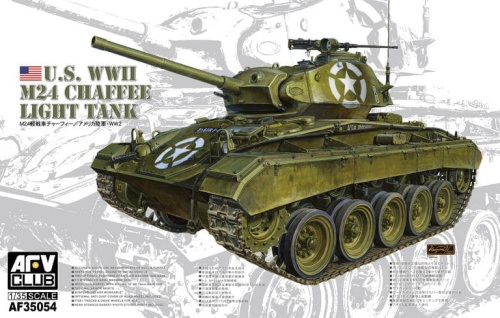 M24 Chaffee Light Tank US Army 1:35 AFV Club 35054