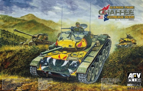 M24 Chaffee (Korean War Camouflage) 1:35 AFV Club 35209