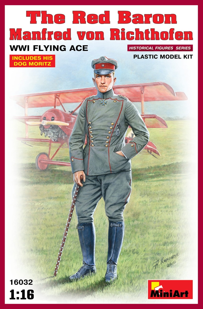 Zdjęcie główne produktu The Red Baron Manfred Von Richthofen WWI Flying Ace 1:16 MiniArt 16032