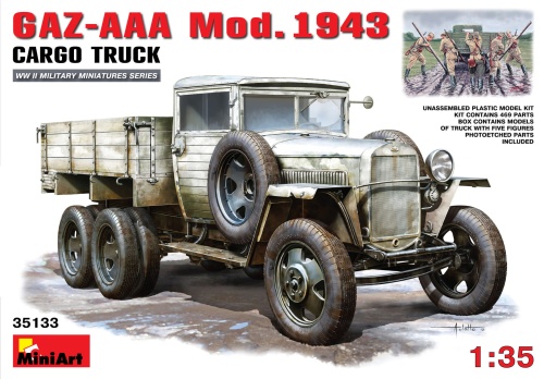 Gas-aaa Mod. 1943. Cargo Truck 1:35 MiniArt 35133