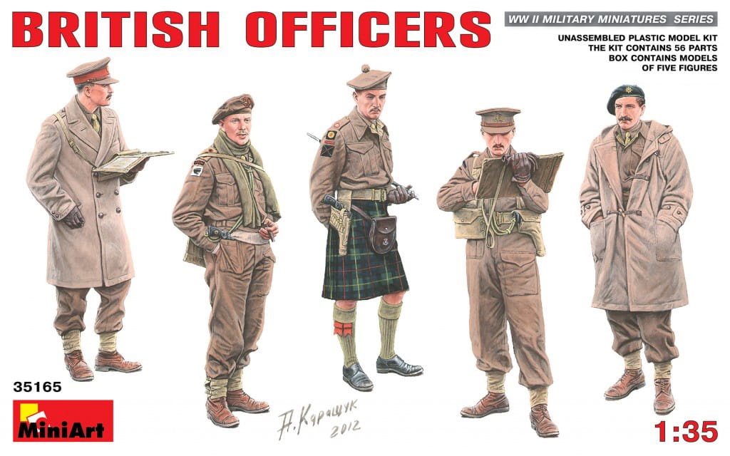 Zdjęcie główne produktu British Officers 1:35 MiniArt 35165