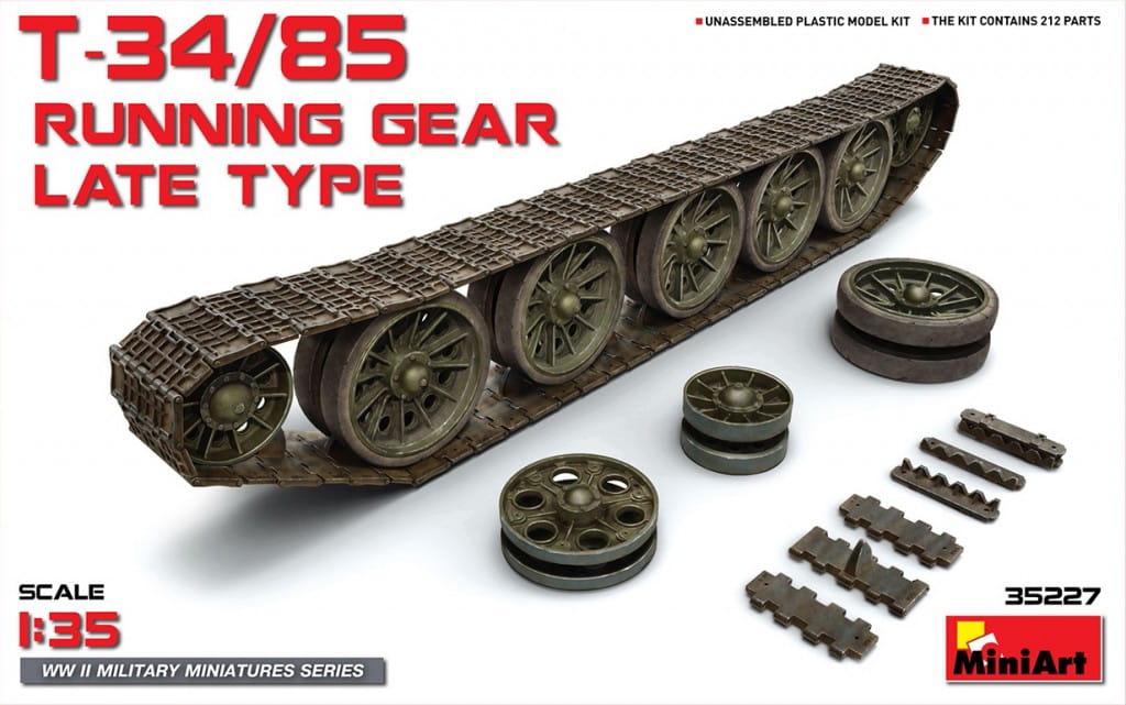 Zdjęcie główne produktu T-34/85 Running Gear Late Type 1:35 MiniArt 35227