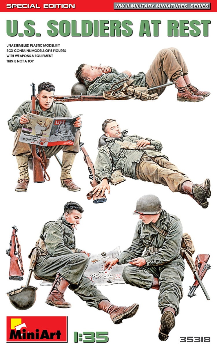 Zdjęcie główne produktu US Soldiers At Rest. Special Edition 1:35 MiniArt 35318
