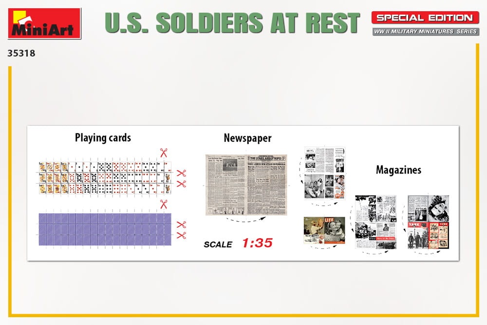 Zdjęcie dodatkowe produktu US Soldiers At Rest. Special Edition 1:35 MiniArt 35318