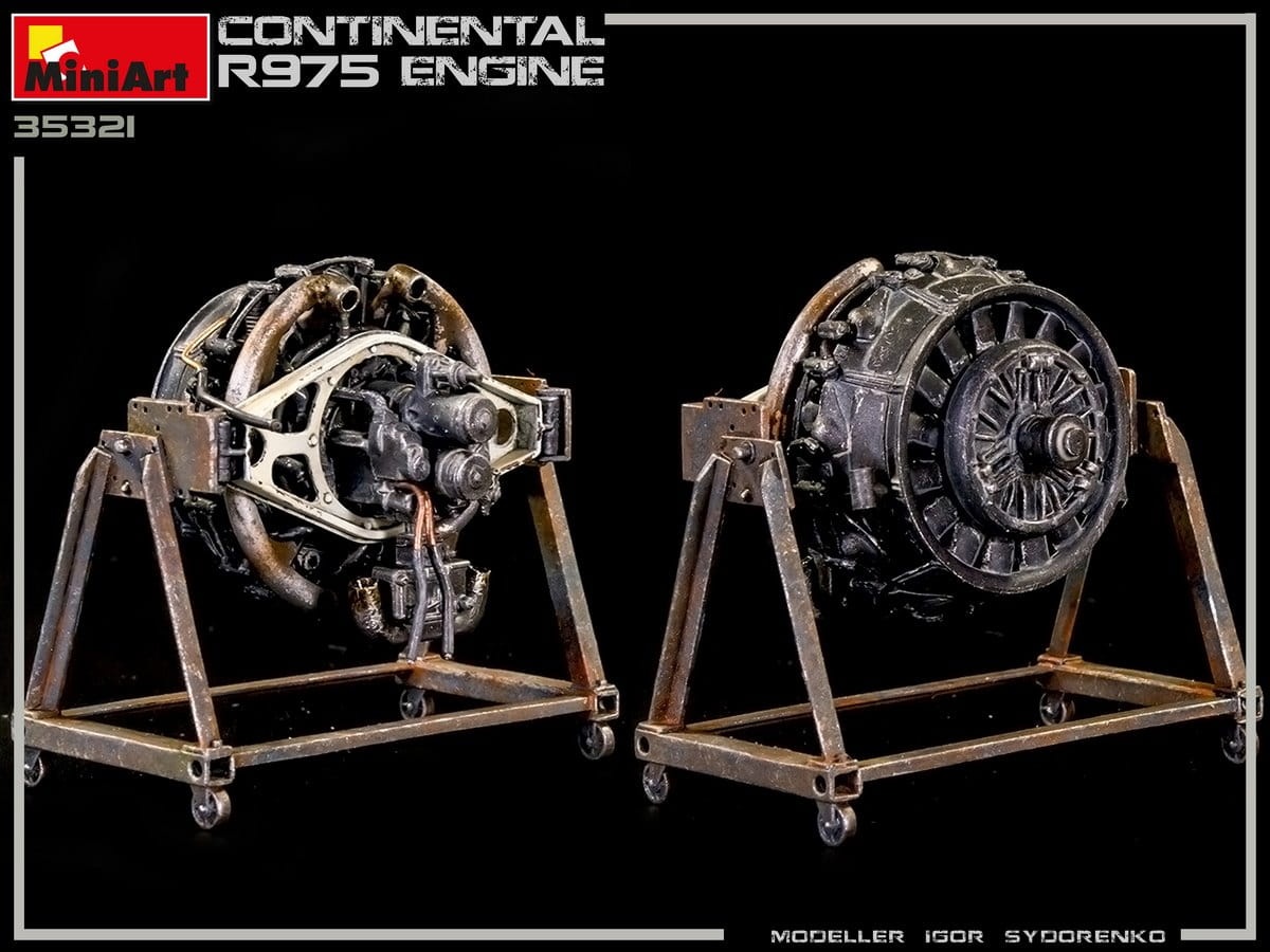 Zdjęcie dodatkowe produktu Continental R975 Engine 1:35 MiniArt 35321
