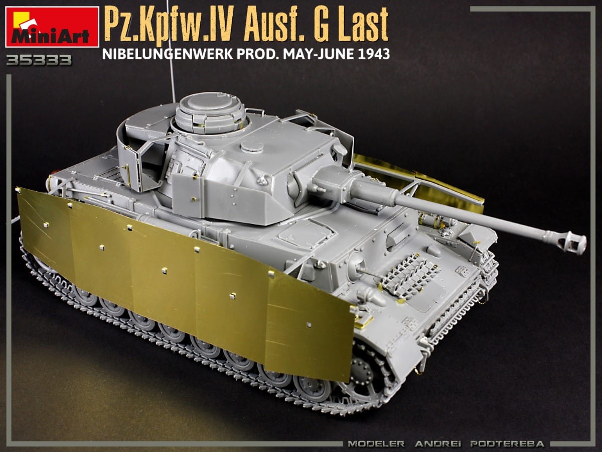 Zdjęcie dodatkowe produktu Pz.kpfw.IV Ausf. G Last/ausf. H Early. Nibelungenwerk Prod. May-june 1943. 2 In 1 Interior Kit 1:35 MiniArt 35333