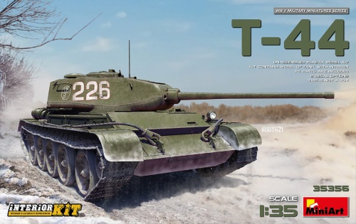 T-44 with Interior Kit 1:35 MiniArt 35356