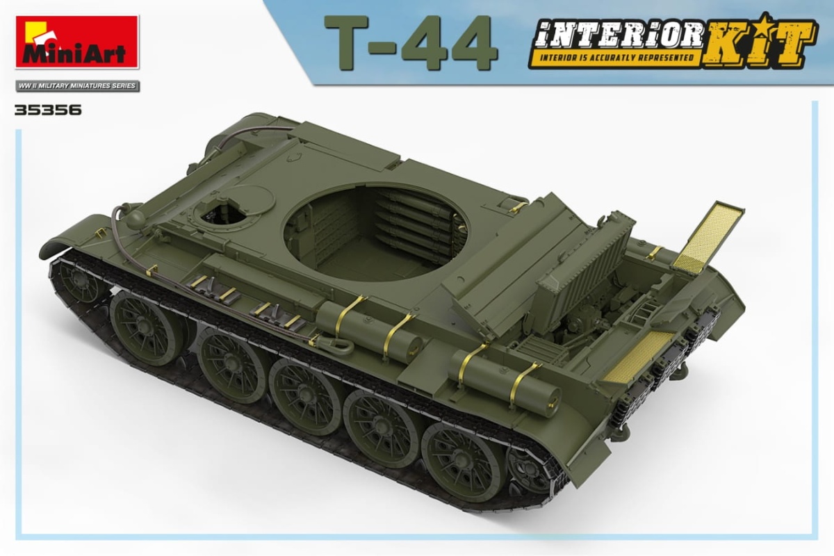 Zdjęcie dodatkowe produktu T-44 with Interior Kit 1:35 MiniArt 35356