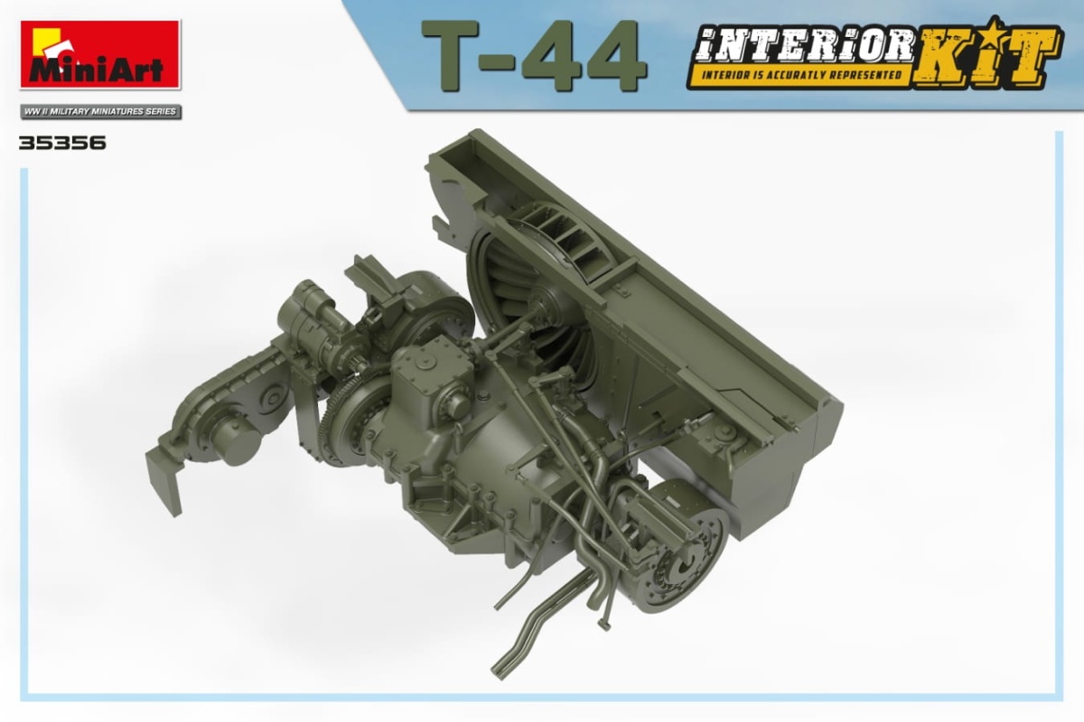 Zdjęcie dodatkowe produktu T-44 with Interior Kit 1:35 MiniArt 35356