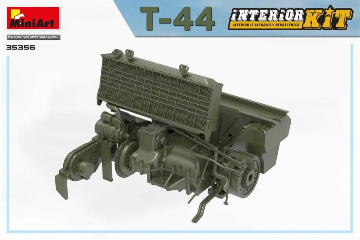 Zdjęcie dodatkowe produktu T-44 with Interior Kit 1:35 MiniArt 35356