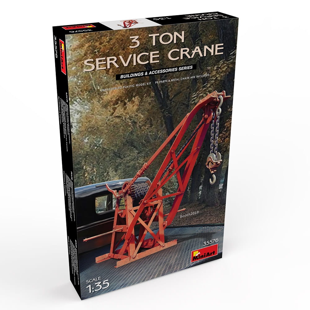 Zdjęcie dodatkowe produktu 3 Ton Service Crane 1:35 MiniArt 35576