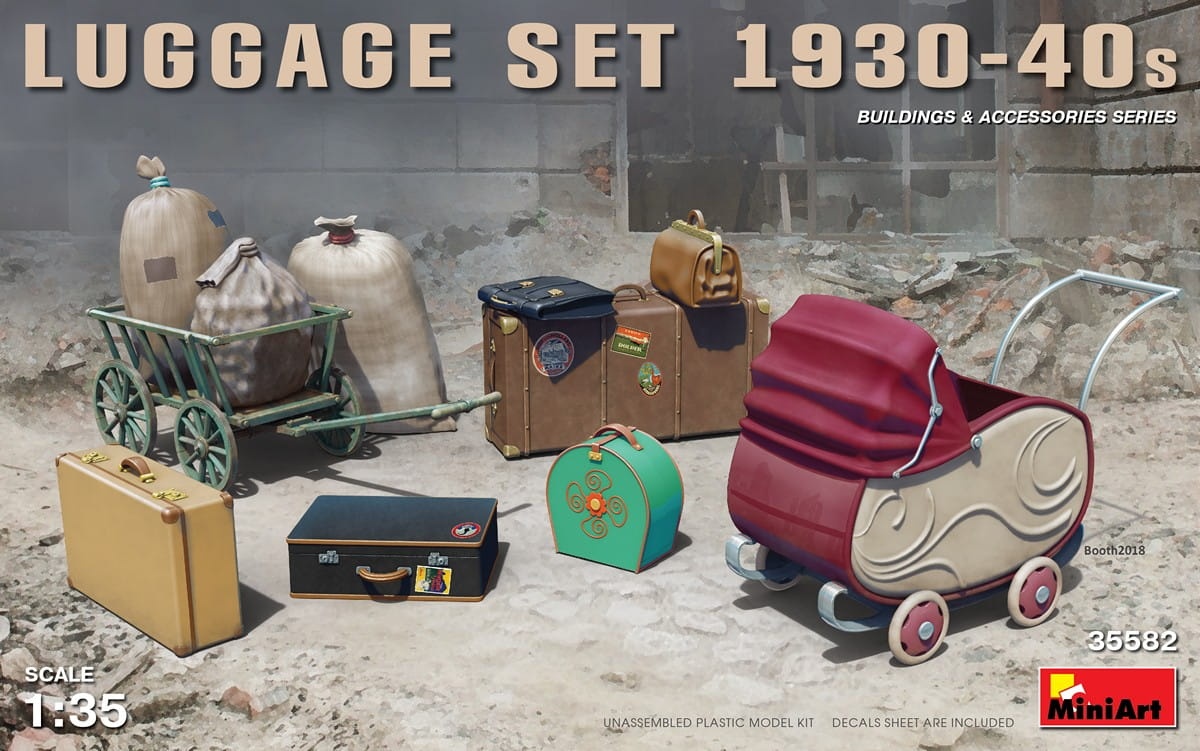 Zdjęcie główne produktu Luggage Set 1930-40s 1:35 MiniArt 35582
