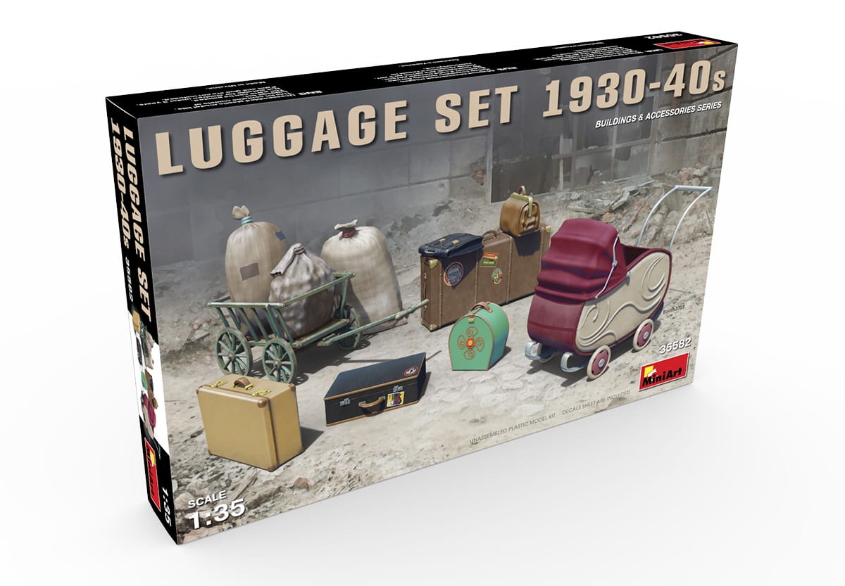 Zdjęcie dodatkowe produktu Luggage Set 1930-40s 1:35 MiniArt 35582