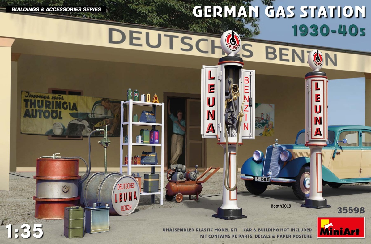 Zdjęcie główne produktu German Gas Station 1930-40s 1:35 MiniArt 35598