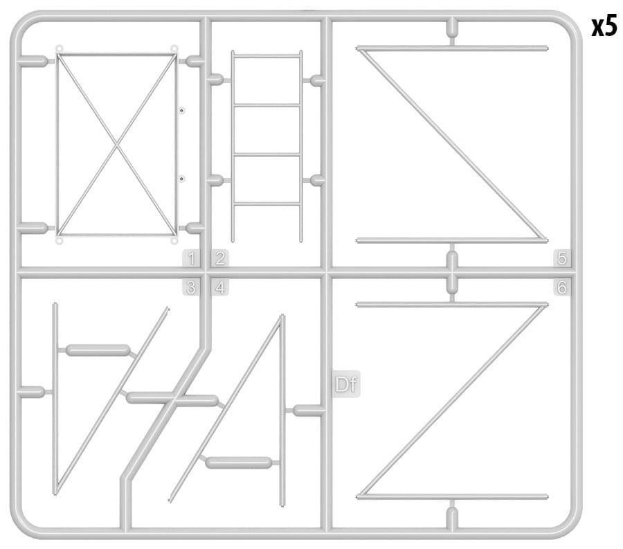 Zdjęcie dodatkowe produktu Scaffoldings 1:35 MiniArt 35605