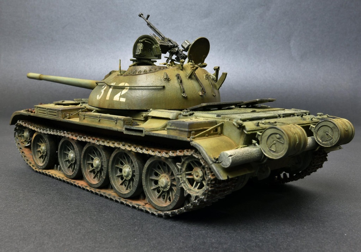 Zdjęcie dodatkowe produktu T-54A with Interior Kit 1:35 MiniArt 37009