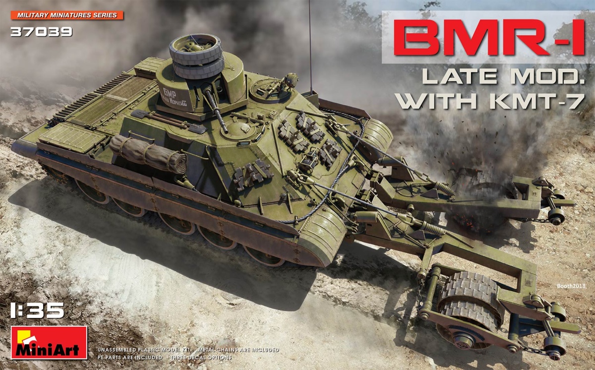 Zdjęcie główne produktu BMR-1 Late Mod. With KMT-7 1:35 MiniArt 37039