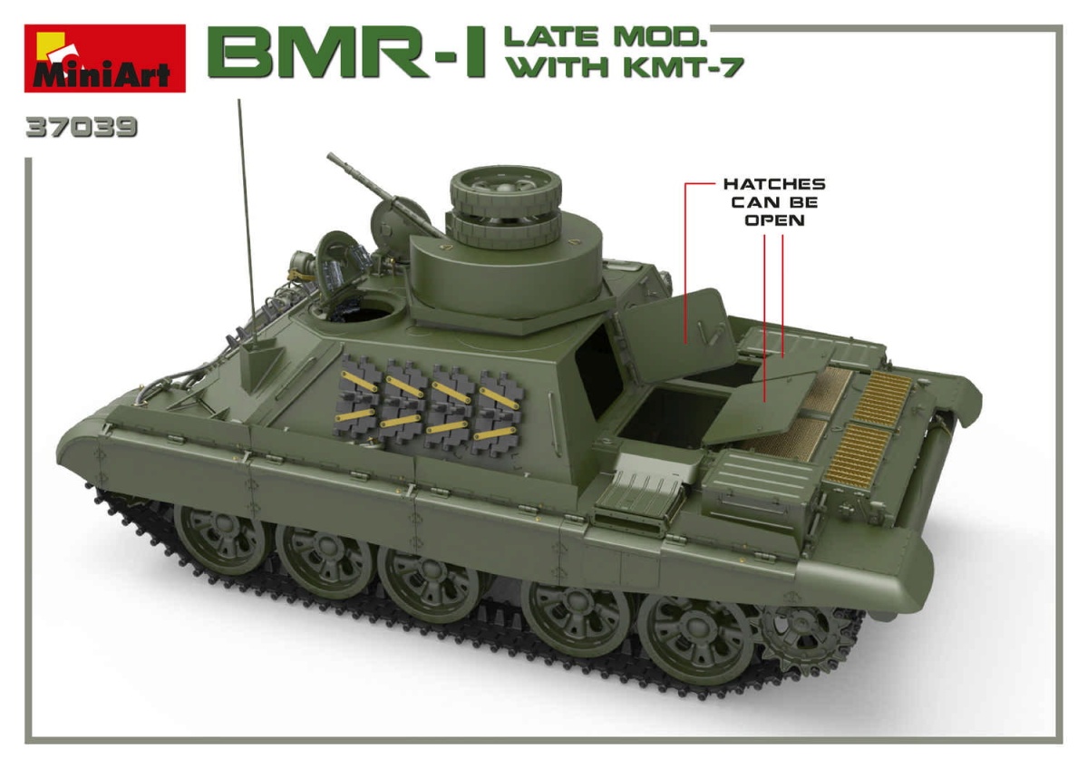 Zdjęcie dodatkowe produktu BMR-1 Late Mod. With KMT-7 1:35 MiniArt 37039