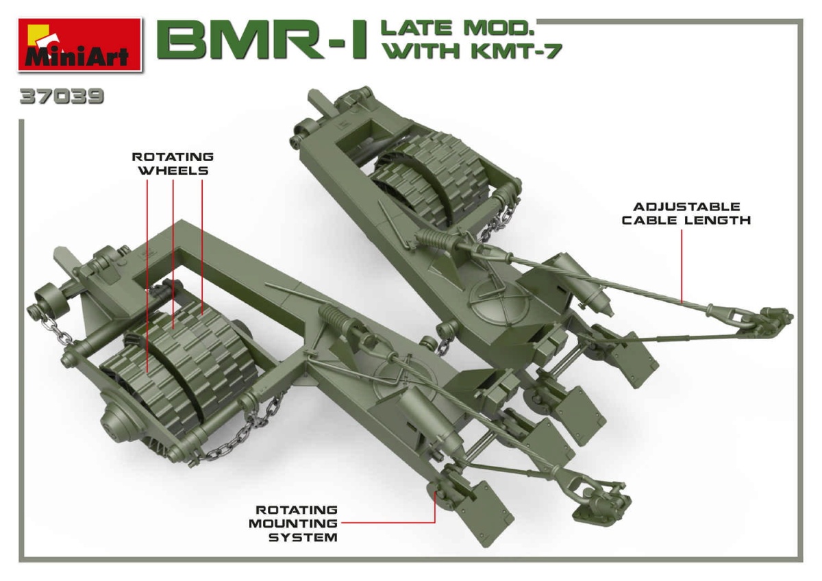 Zdjęcie dodatkowe produktu BMR-1 Late Mod. With KMT-7 1:35 MiniArt 37039