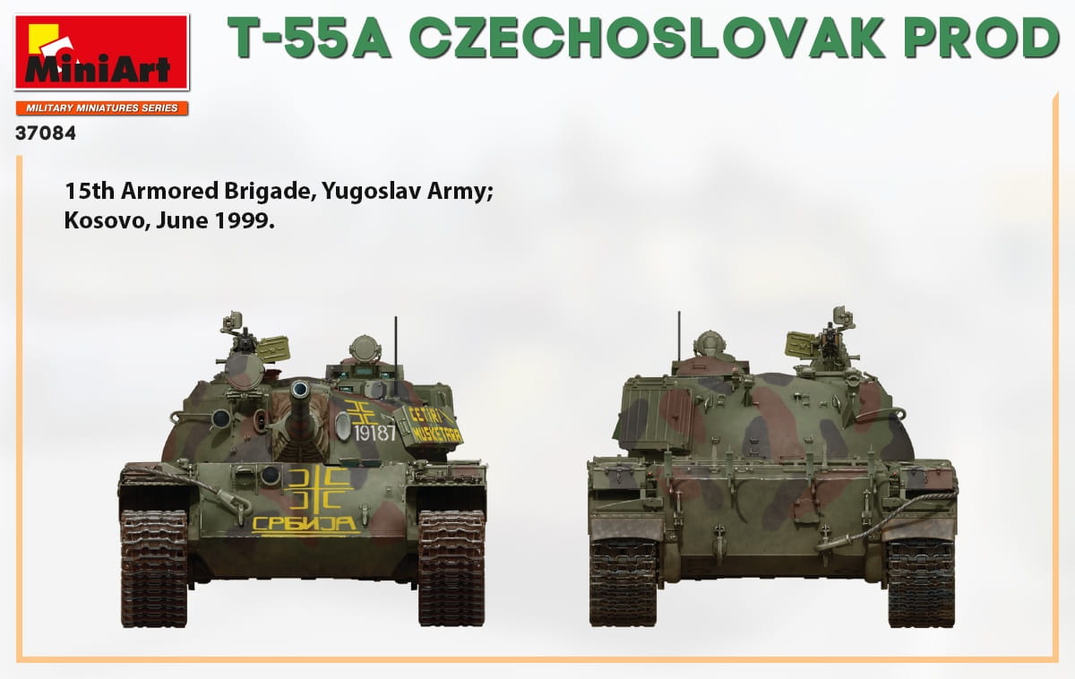 Zdjęcie dodatkowe produktu T-55A Czechoslovak Production 1:35 MiniArt 37084