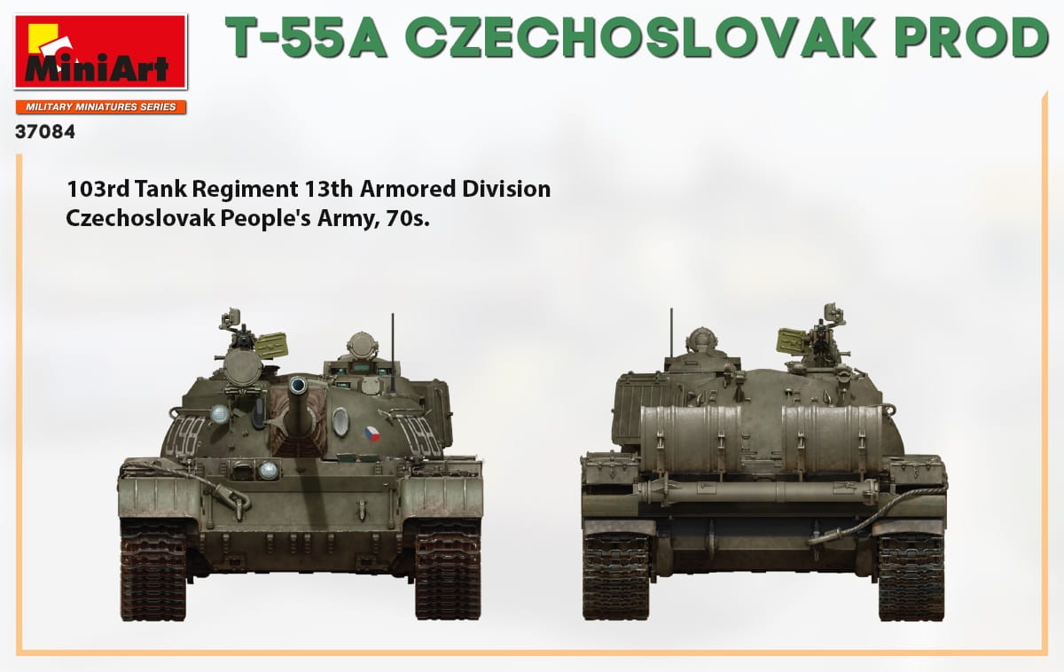Zdjęcie dodatkowe produktu T-55A Czechoslovak Production 1:35 MiniArt 37084