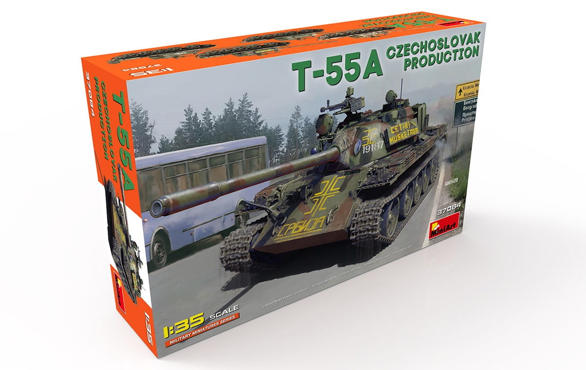Zdjęcie dodatkowe produktu T-55A Czechoslovak Production 1:35 MiniArt 37084