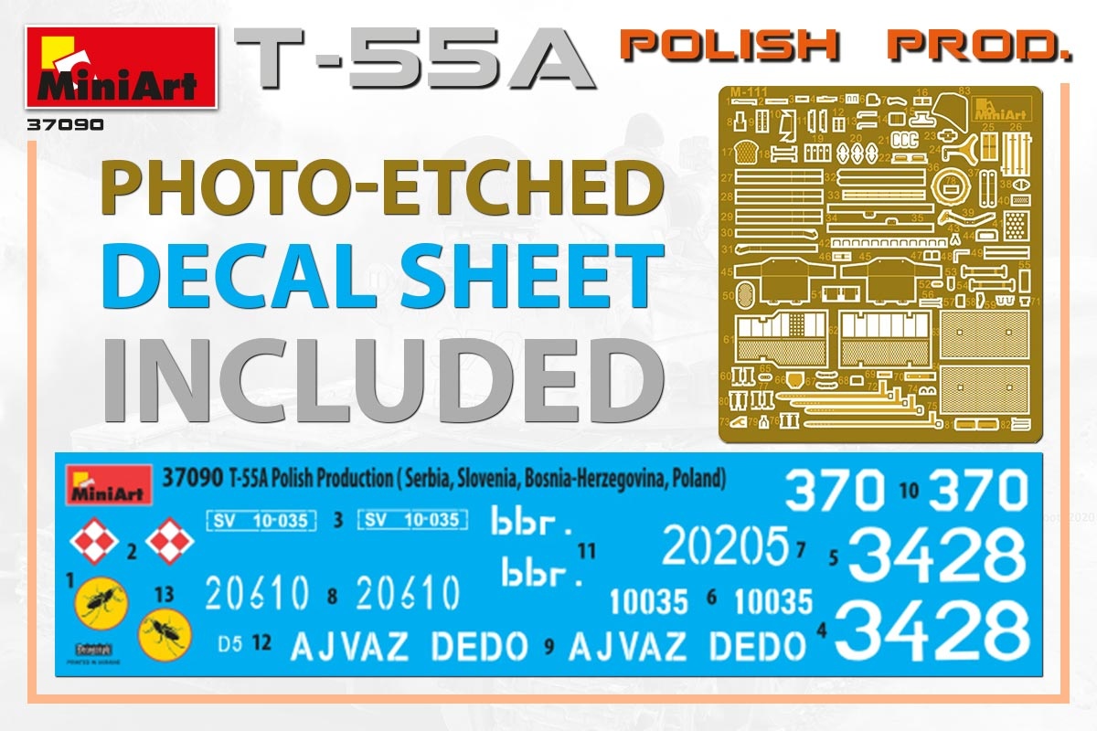 Zdjęcie dodatkowe produktu T-55A Polish Production 1:35 MiniArt 37090