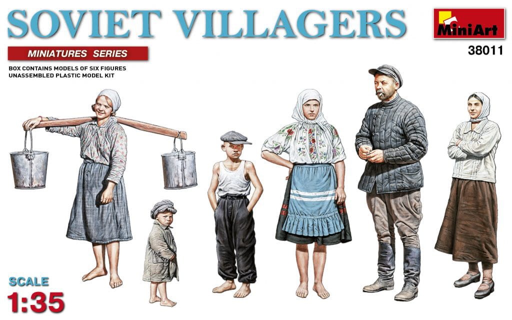 Zdjęcie główne produktu Soviet Villagers 1:35 MiniArt 38011