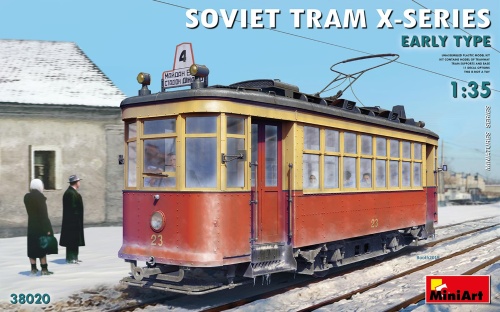 Soviet Tram X-series. Early Type 1:35 MiniArt 38020