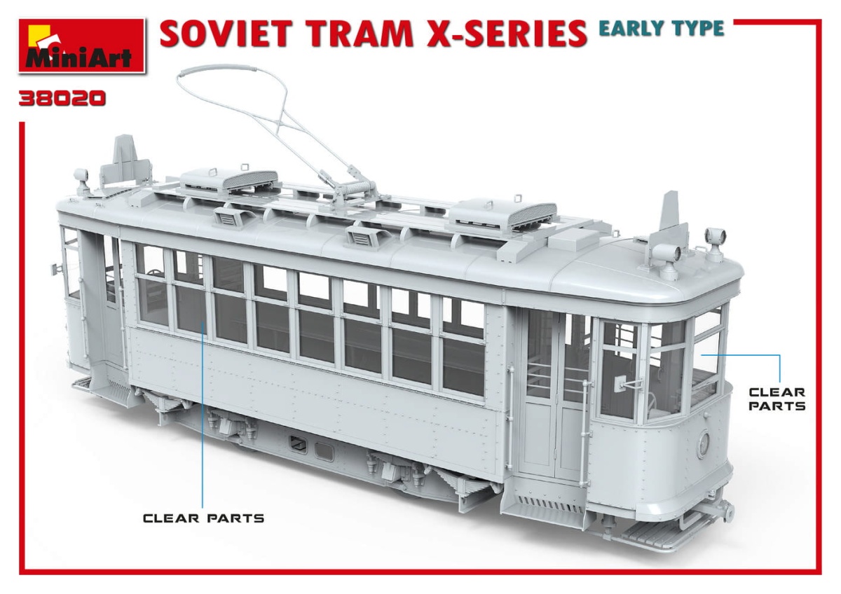 Zdjęcie dodatkowe produktu Soviet Tram X-series. Early Type 1:35 MiniArt 38020