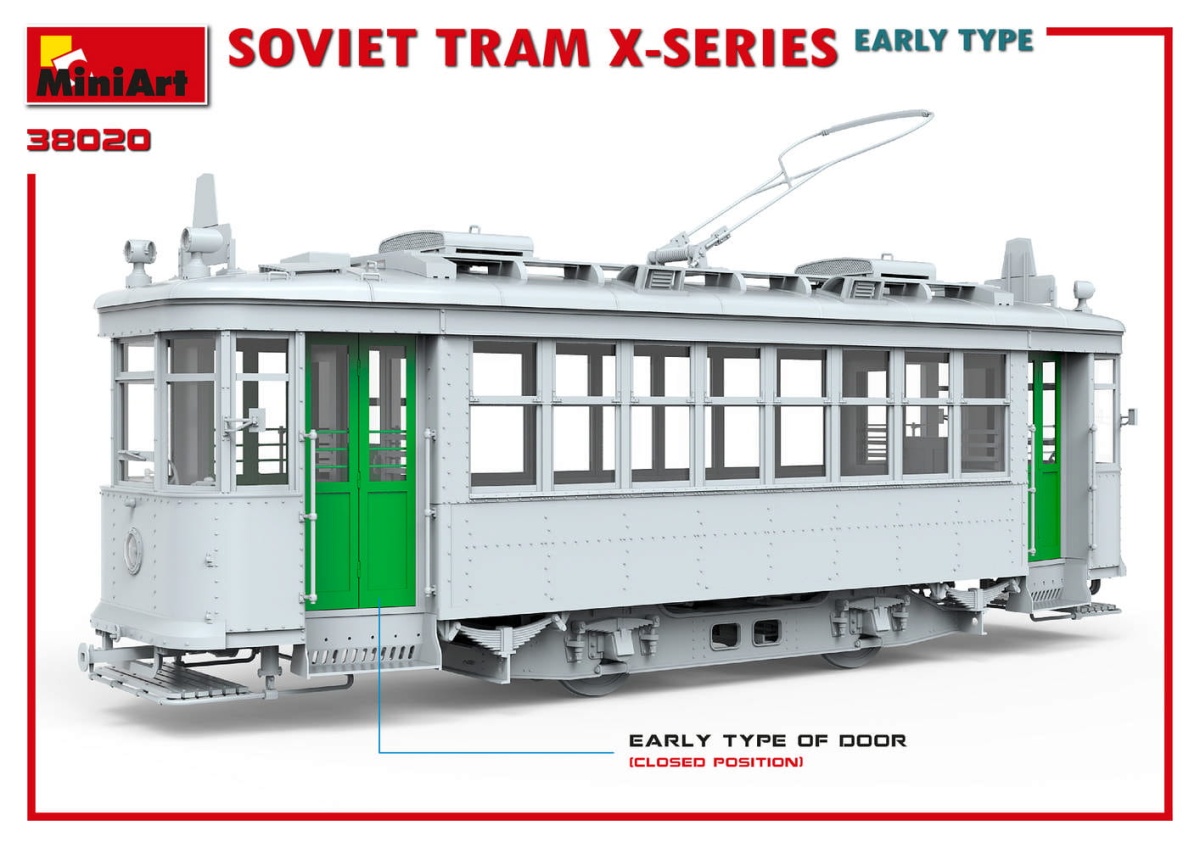 Zdjęcie dodatkowe produktu Soviet Tram X-series. Early Type 1:35 MiniArt 38020