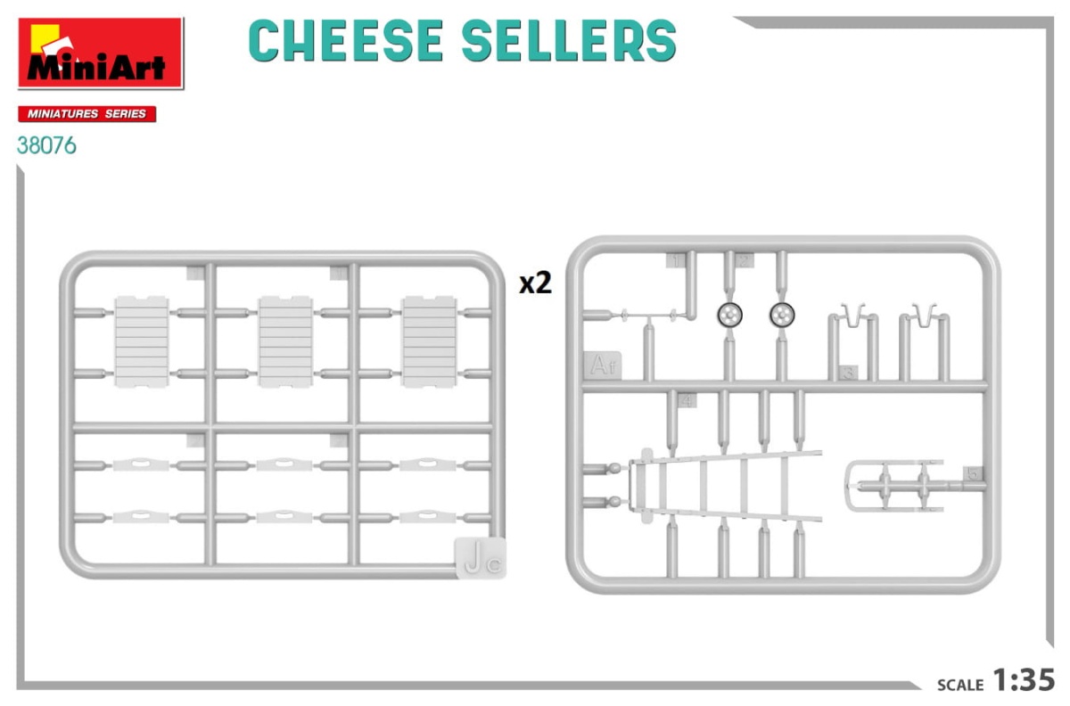 Zdjęcie dodatkowe produktu Cheese Sellers 1:35 MiniArt 38076