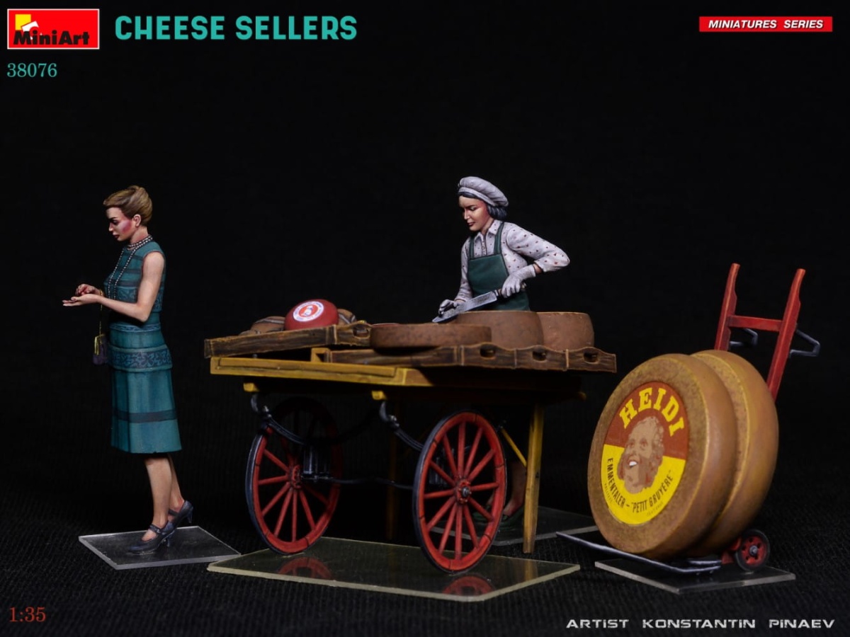Zdjęcie dodatkowe produktu Cheese Sellers 1:35 MiniArt 38076