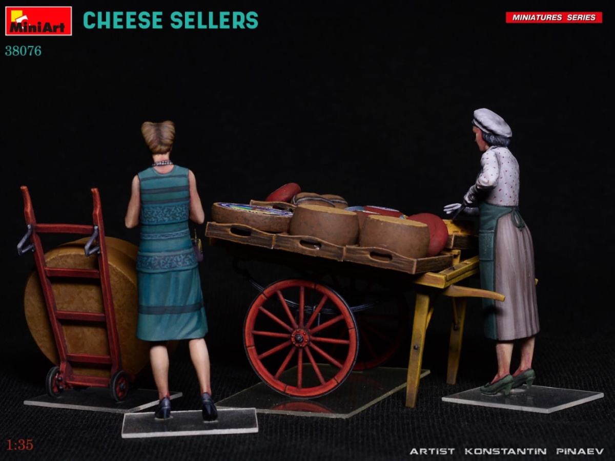 Zdjęcie dodatkowe produktu Cheese Sellers 1:35 MiniArt 38076