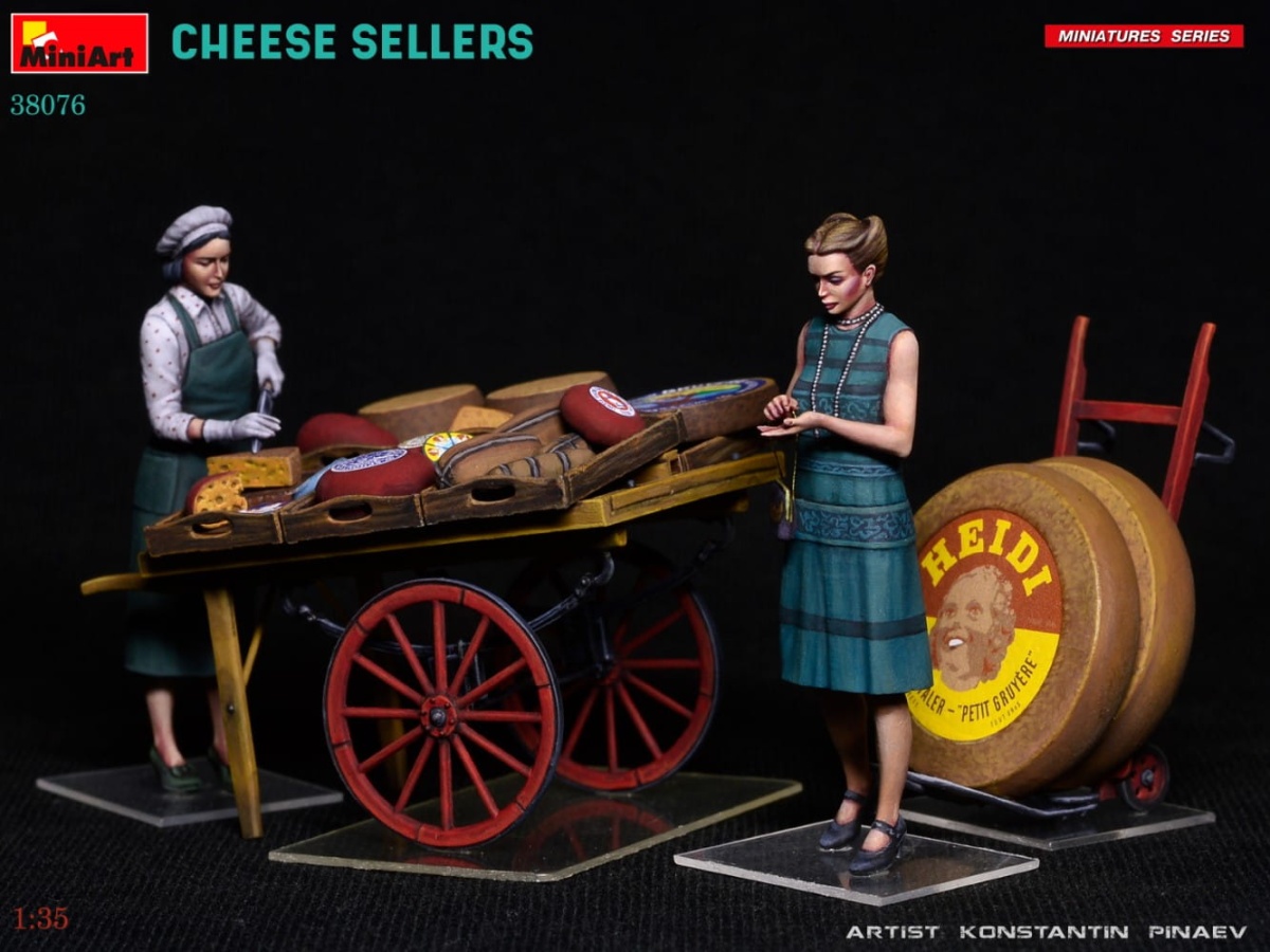 Zdjęcie dodatkowe produktu Cheese Sellers 1:35 MiniArt 38076