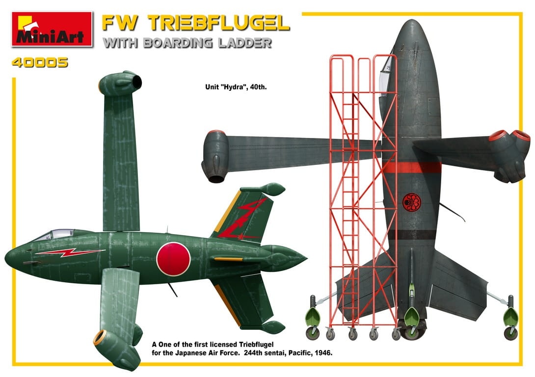 Zdjęcie dodatkowe produktu Fw Triebflugel With Boarding Ladder 1:35 MiniArt 40005