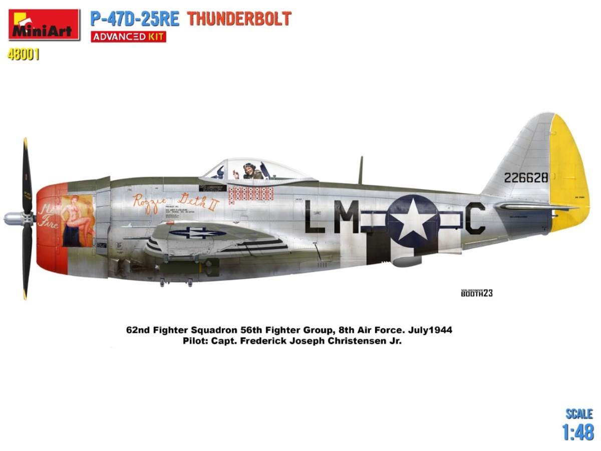 Zdjęcie dodatkowe produktu P-47d-25re Thunderbolt. Advanced Kit 1:48 MiniArt 48001