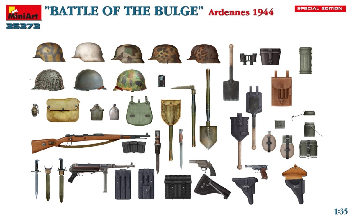 Zdjęcie dodatkowe produktu Battle Of The Bulge Ardennes 1944 - Special Edition 1:35 MiniArt 35373