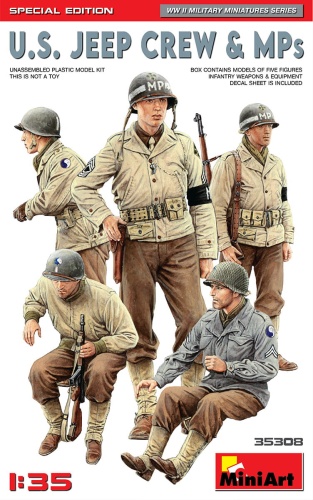 US Jeep Crew and MPs 1:35 MiniArt 35308