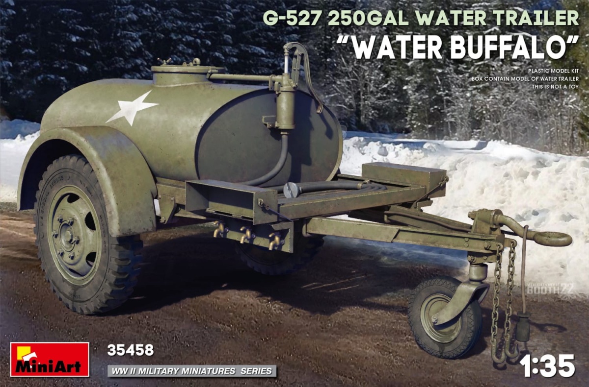 Zdjęcie główne produktu G-527 250 gal Water Trailer Water Buffalo 1:35 MiniArt 35458