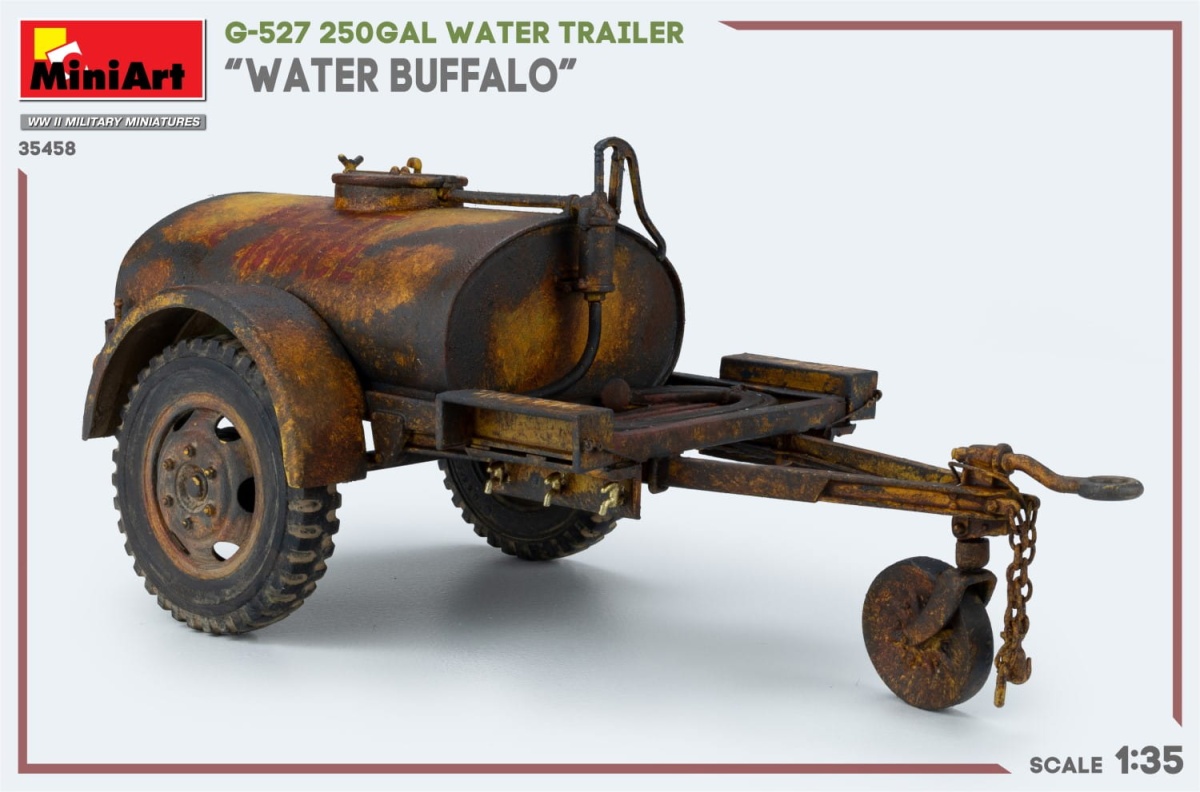 Zdjęcie dodatkowe produktu G-527 250 gal Water Trailer Water Buffalo 1:35 MiniArt 35458