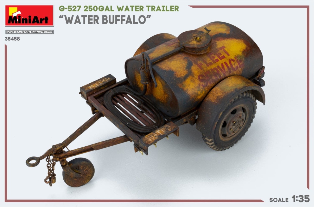 Zdjęcie dodatkowe produktu G-527 250 gal Water Trailer Water Buffalo 1:35 MiniArt 35458