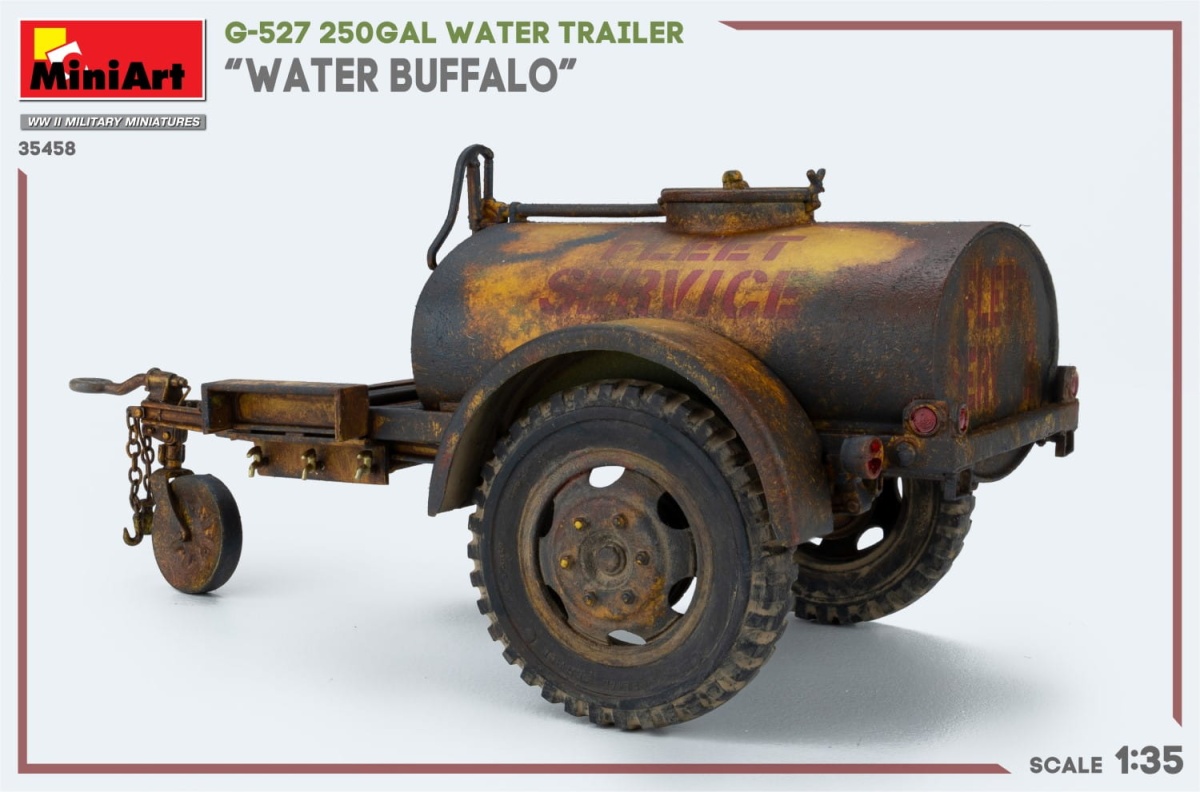 Zdjęcie dodatkowe produktu G-527 250 gal Water Trailer Water Buffalo 1:35 MiniArt 35458