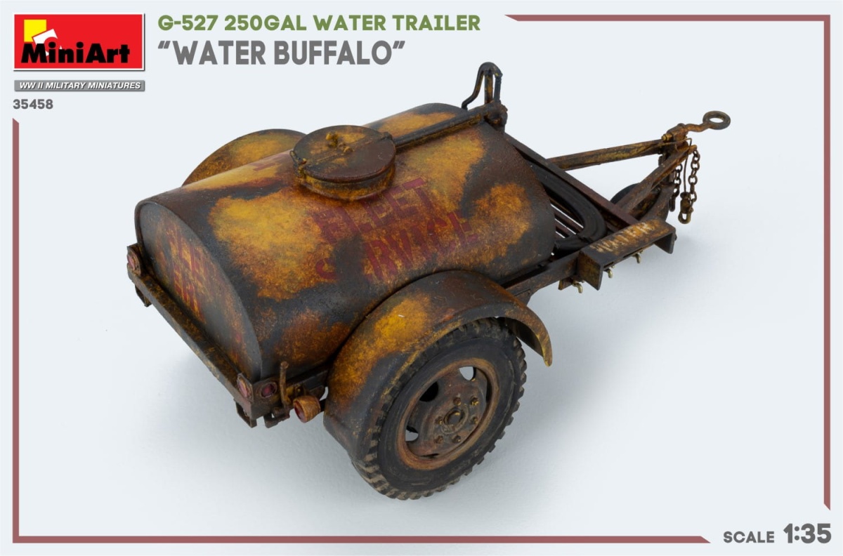 Zdjęcie dodatkowe produktu G-527 250 gal Water Trailer Water Buffalo 1:35 MiniArt 35458