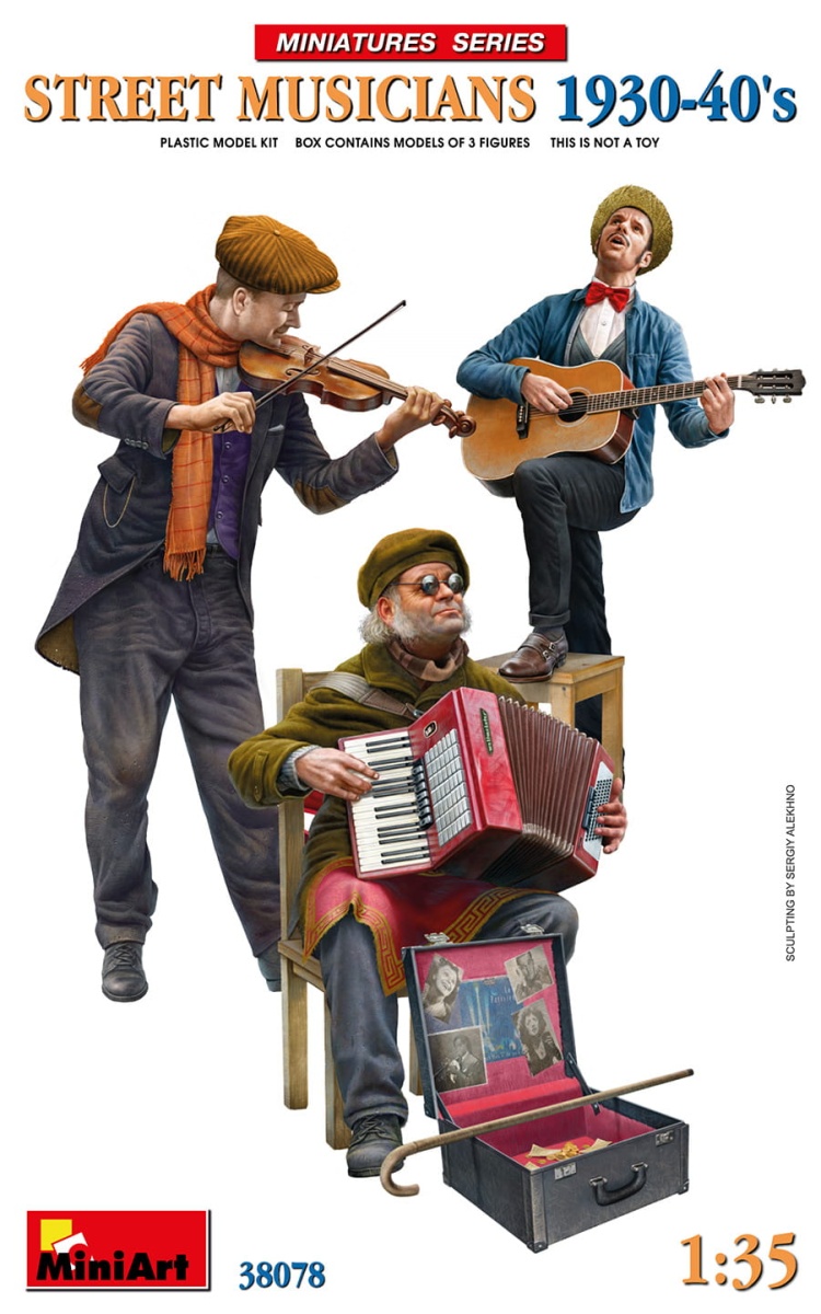 Zdjęcie główne produktu Street Musicians 1930-40s 1:35 MiniArt 38078