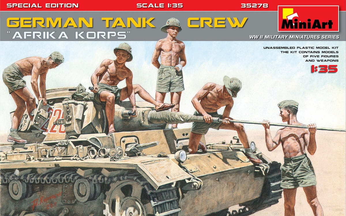 Zdjęcie główne produktu German Tank Crew Afrika Korps 1:35 MiniArt 35278